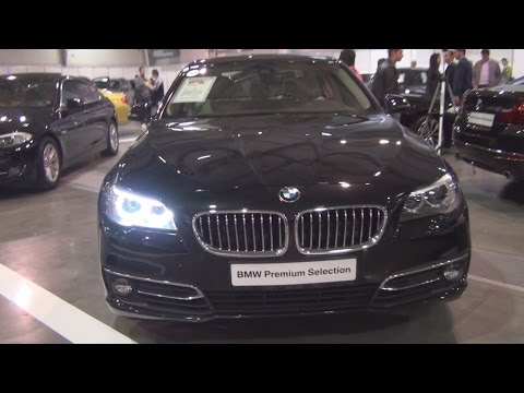 BMW 520d xDrive Sedan Black Sapphire (2013) Exterior and Interior in 3D