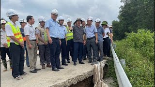 Phó Thủ tướng Trần Hồng Hà chỉ đạo khắc phục dứt điểm sạt lở, nứt mặt đường cao tốc La Sơn - Hoà Liê