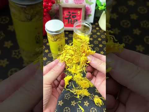 Like to drink#Friends who enjoy chrysanthemum tea can give this a try#Golden thread imperi