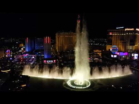 Bellagio dancing fountains Las Vegas view from my room today Feb 27 2019