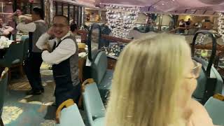 Dining in The Black Pearl Restaurant whilst cruising on board Carnival Splendor, Aug-Sept 2025
