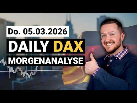 Boden im DAX vermutlich noch nicht erreicht! | DAX Analyse 05.03.2026 | Florian Kasischke