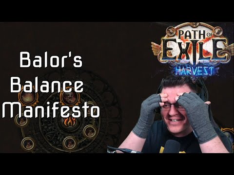 Balor's 3.11 Harvest Balance Manifesto Reaction