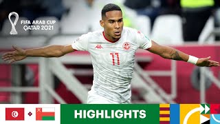 Tunisia v Oman  FIFA Arab Cup Qatar 2021  Match Hi