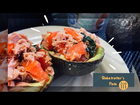 ABACATE COM TUNA (TUNA STUFFED AVOCADO) - RECIPE FROM GUINEA-BISSAU 🇬🇼