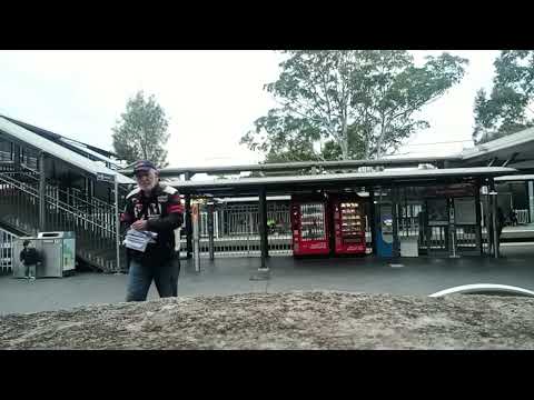 Meadowbank Train Station where many pass