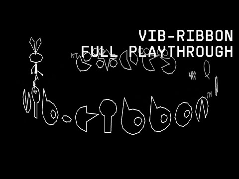 Vib-Ribbon (Full Playthrough)