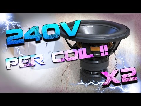 18" SMD WOOFER 240 VOLTS PER COIL !  (Round2)