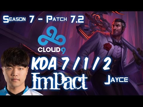 C9 Impact JAYCE vs NAUTILUS Top - Patch 7.2 NA Ranked