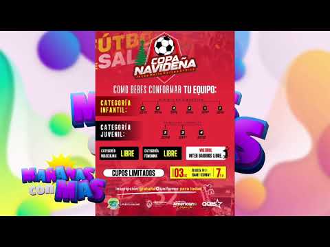 ⚽te contamos todos los detalles de la Copa Navideña Jesús María Garcés Urbina! | Mañanas con Mas TV.