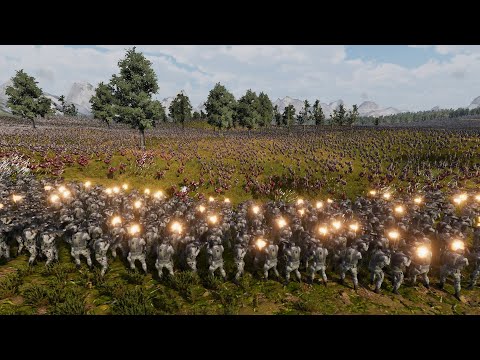 1 Million Modern Soldiers vs 3 Million Ostriches' Ultimate Epic Battle Simulator 2