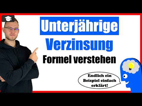 Unterjährige Verzinsung einfach erklärt an einem Beispiel