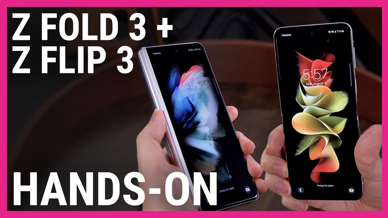 Samsung Galaxy Z Fold 3 and Z Flip 3 Hands-on - YouTube