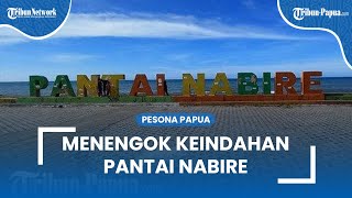 Pemandangan Indah di Pantai Nabire Papua, Bisa Lihat Langsung Pesawat Landing di Sekitar Pantai