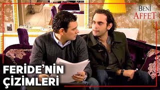 Tunç Feridenin Çizimlerini Cüneyte Gösterdi  Beni Affet 83 Bölüm