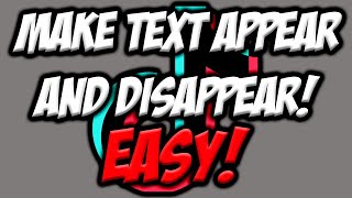 How to Make Text Appear and Disappear in TikTok Videos EASY! 🎥| TikTok Tutorials