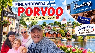🇫🇮 FİNLANDİYA’DA MASAL GİBİ BİR ŞEHİR! 😍 PORVOO & Brunberg Çikolataları 🍫
