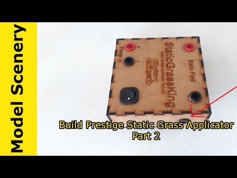 Part 2 Assemble DIY Static Grass Applicator Powerful 15Kv Prestige StaticGrassKing 12v DC