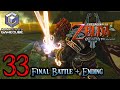 Zelda Twilight Princess HD Gamecube 100 Walkthrough Part 33 Ganondorf Battle And Ending