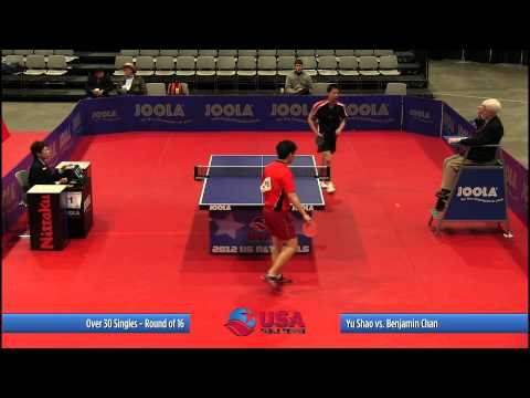 Over 30 Singles Round of 16: Yu Shao vs. Benjamin Chan - 2012 US National Championships