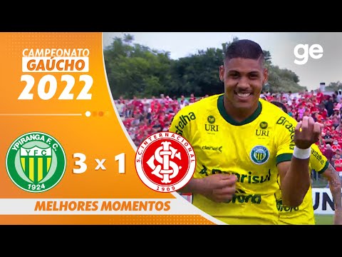 YPIRANGA 3 X 1 INTERNACIONAL | MELHORES MOMENTOS | 4ª RODADA DO CAMPEONATO GAÚCHO 2022 | ge.globo