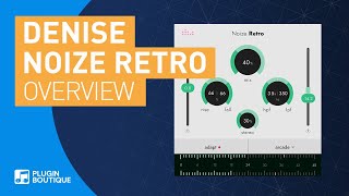 Video thumbnail for Noize Retro by Denise | Free Plugin | Adaptive Noise Generator Tutorial by Plugin Boutique