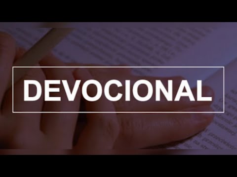 Devocional  27/03/2020