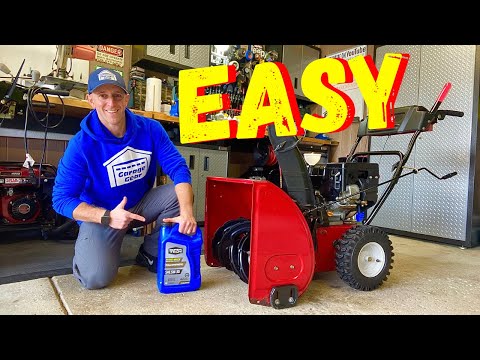 HOW TO DO AN OIL CHANGE ON A CRAFTSMAN SNOWBLOWER (Ever Changed Before?)