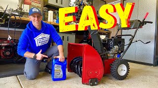 HOW TO DO AN OIL CHANGE ON A CRAFTSMAN SNOWBLOWER (Ever Changed Before)