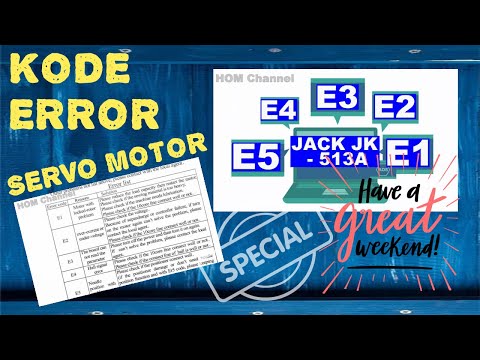 Video Solusi Error Dinamo Servo Motor Jack JK 513A Mesin Jahit Obras