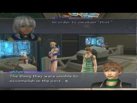Xenosaga III HD Cutscene 221 - Past and Present (Elsa Bridge) - JAPANESE - SWIMSUIT MODE