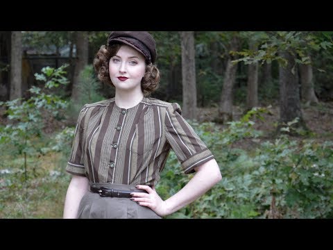 Following a 1940's Blouse Pattern : Sewing through the Decades