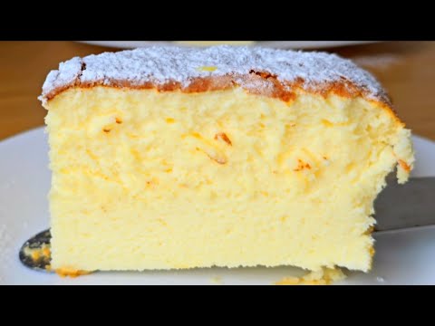 ⭐️Cornstarch Cake in 5 minutes❗️ Cotton Candy with 1 Yogurt + 4 Eggs [WHEAT-FREE]💖