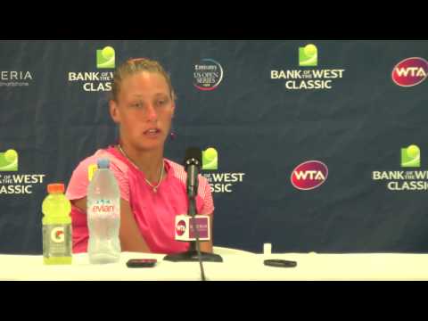 2012- Yanina Wickmayer Semifinal Press Conference