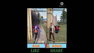 Alok vs Adam Funny Style 😃😃  #shorts