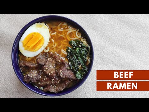 Easy & Delicious Beef Ramen Recipe | Spicy Beef Ramen @mamagician