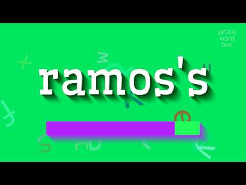 How to say "ramos's"! (High Quality Voices)