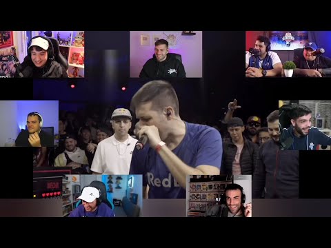 MULTIRREACCIÓN AL MINUTAZO REGGAETON DE CHUTY VS MECHA | RED BULL 5 VIDAS II