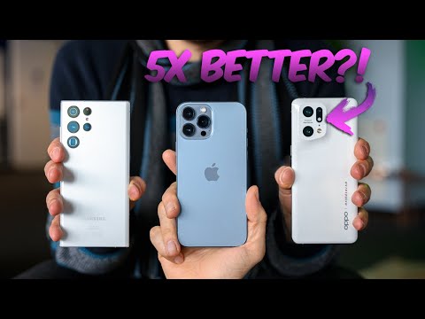Oppo Find X5 Pro vs Galaxy S22 Ultra vs iPhone 13 Pro Max! | VERSUS