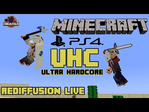Creasolis - Minecraft PS4 HD French: ULTRA HARDCORE (UHC) with the French PS4 community