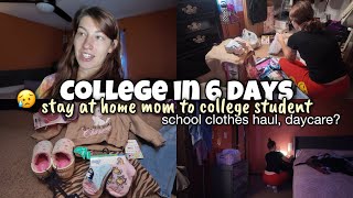 Going Back to COLLEGE in 6 DAYS as a 25yr Mom of 4 