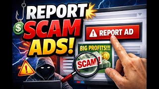 Stop Clicking Scam Ads! Report Them (Quickly)