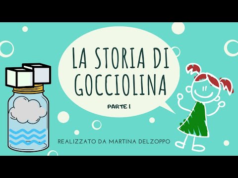 LA STORIA DI GOCCIOLINA 1 | Esperimento scientifico: Nuvola in barattolo