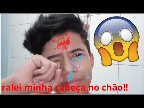 O DIA EM QUE EU RALEI A MINHA TESTA NO CHÃO!!!