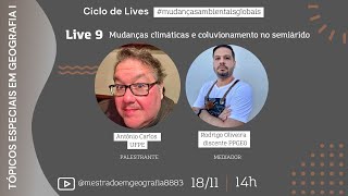 Mudanças climáticas e coluvionamento no semiárido