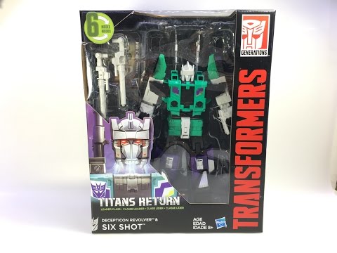 Transformers: Titans Return - Leader Class SIXSHOT w/ Revolver