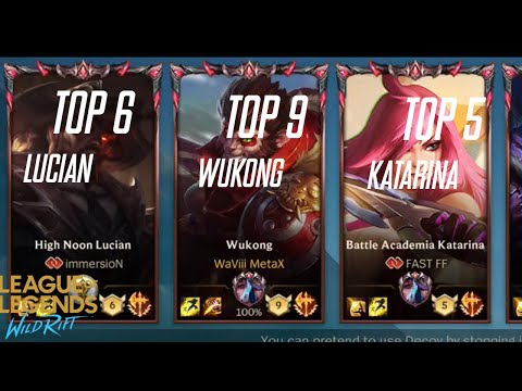 WILD RIFT | HOW TO DELETE THE ENEMY TEAM IN LESS THAN 3S  | THREE TOP 8+ EU PLAYERS IN ONE GAME