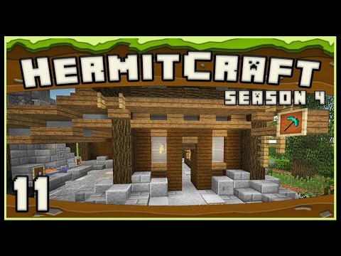 HermitCraft 4: Building Scar's Enchanted Blacksmith Forge Shop - part 1