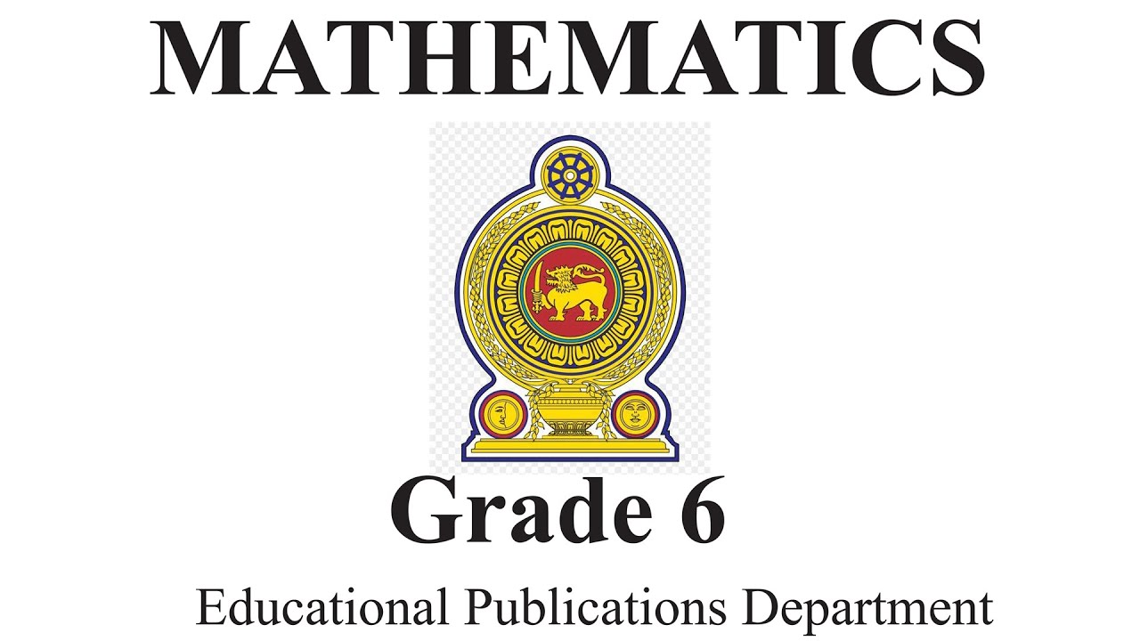 Grade 6 Math - English Medium
