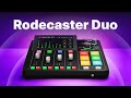 rodecaster duo step by step guide for recording podcasts